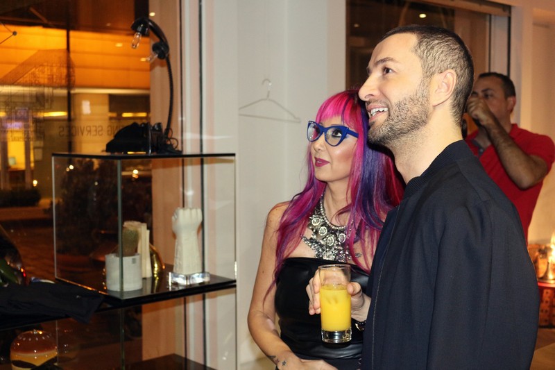 Suzi in Beirut at Vick Vanlian Showroom